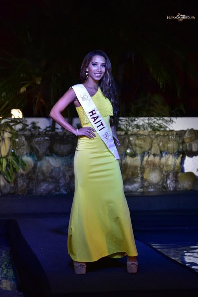 Cristina Cadet Prosper Reina Hispanoamericana Haiti 2018, Finalist Reina Hispanoamericana 2018 (Photo Courtesy: Reina Hispanoamericana/ Promociones Gloria Official)