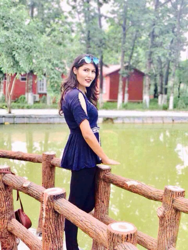 Sandhya Adhikari Miss Nepal 2018 Contestant No. 5 (Photo Credit: Miss Nepal/ Candidate Official FaceBook/ Instagram)