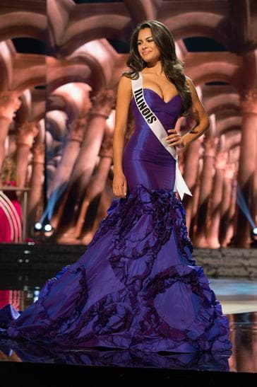 Zena Malak Contestant in Evening Gown during the Preliminary competition (Photo Credits: Miss USA Official)