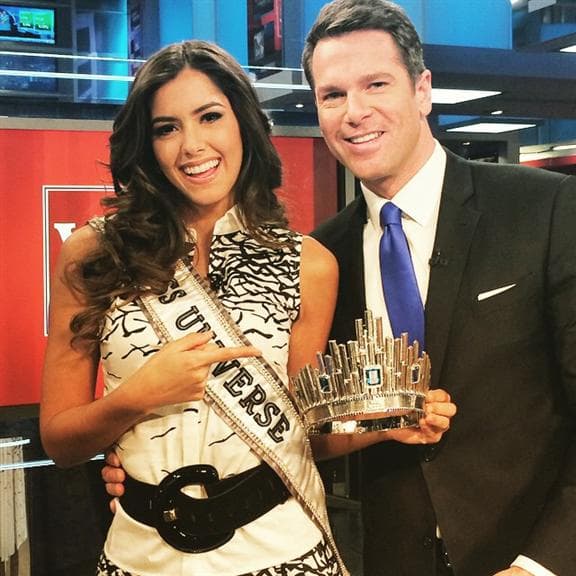 Paulina Vega Miss Universe 2014 from Colombia on her Media Tour