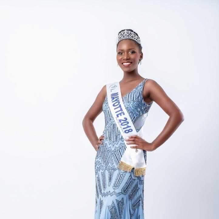 Ousna Attoumani Miss Mayotte 2018, Finalist Miss France 2019 (Photo Credits: Miss France/ Contestant Official FaceBook)