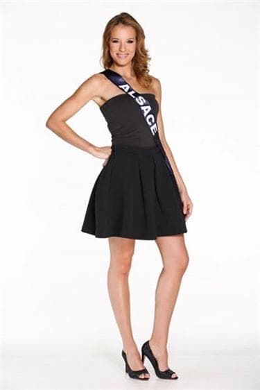 Alyssa Wurtz (Alsace)  - Courtesy Miss France Official
