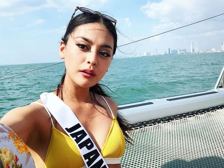 Yuumi Kato Miss Universe Japan 2018, Miss Universe 2018 Contestant (Photo Courtesy: Miss Universe/Candidate FaceBook/ Instagram)