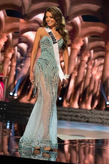 Emelina Adams Contestant in Evening Gown during the Preliminary competition (Photo Credits: Miss USA Official)
