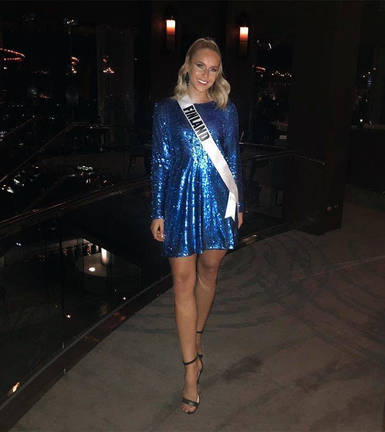 Alina Voronkova Miss Universe Finland 2018, Miss Universe 2018 Contestant (Photo Courtesy: Miss Universe/Candidate FaceBook/ Instagram)