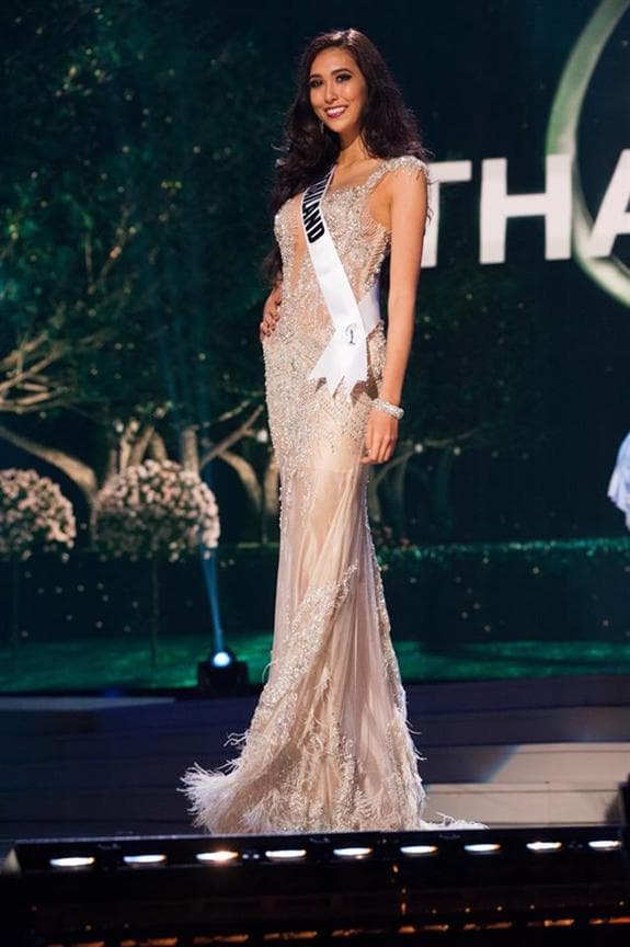 Pimbongkod Chankaew Miss Universe Thailand 2014 Evening Gown