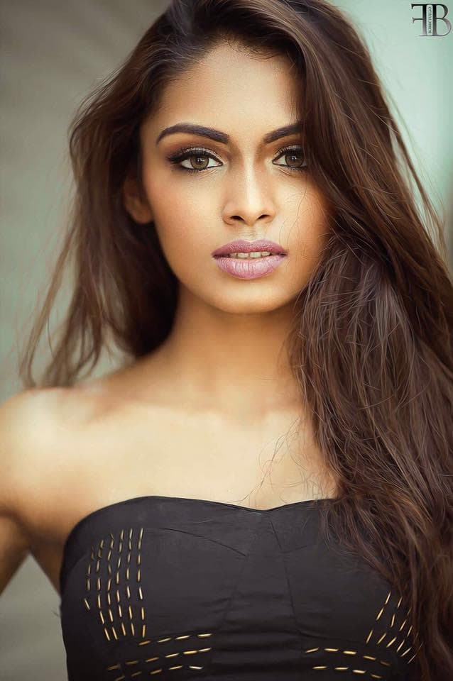 Karshini Ghanesh Finalist Miss Universe Malaysia 2017 (Photo Credit: Facebook Official)