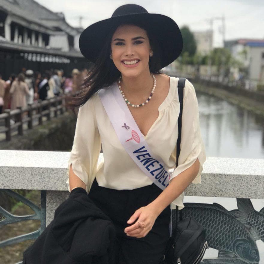 Mariem Claret Velazco García Miss International Venezuela 2018, Finalist Miss International 2018 (Photo Source: Miss International Organization)