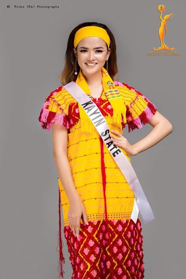Than Thar Nyi Miss Kayin State - Finalist Miss Golden Land Myanmar 2018 (Photo Courtey: MGLM Official)