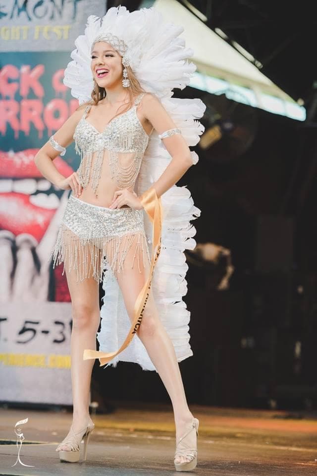 Michelle Leon Miss Grand United States of America 2016 in National Costume (Photo Credit: Official Facebook/ Miss Grand International Organization)
