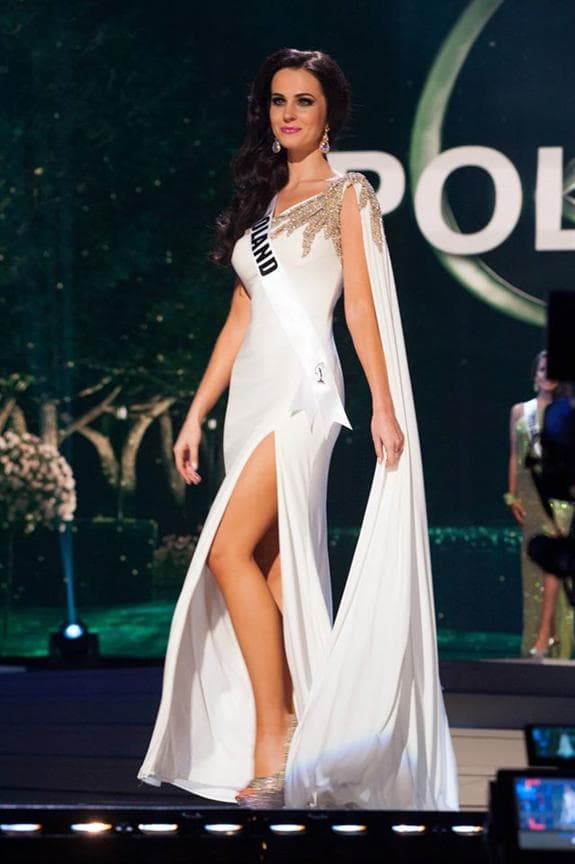 Marcela Chmielowska Miss Universe Poland 2014 Evening Gown