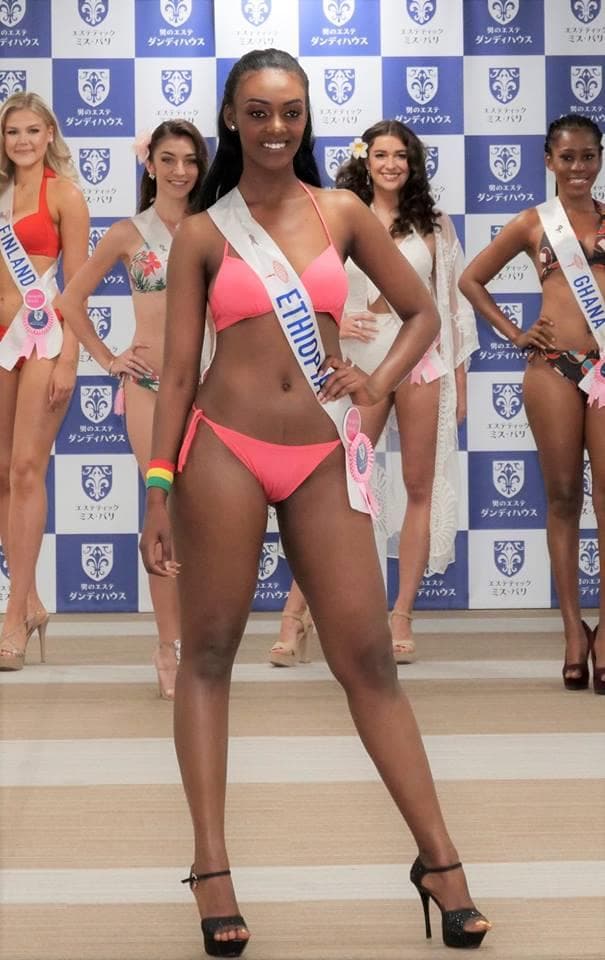 Frezewd Solomon Miss International Ethiopia 2018, Finalist Miss International 2018 at Preliminary Swimsuit Competition (Photo Source: Miss International Organization)