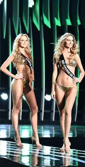 Sabrina Meyer Miss Santa Catarina 2015 in swimsuit