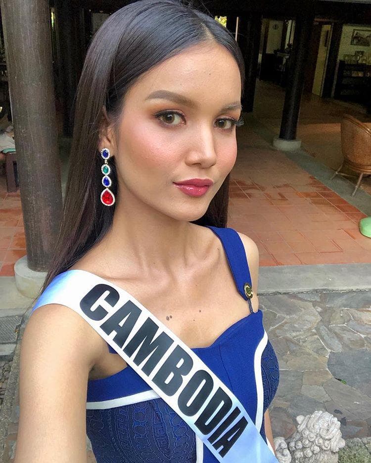 Rern Si Nat Miss Universe Cambodia 2018, Miss Universe 2018 Contestant (Photo Courtesy: Miss Universe/Candidate FaceBook/ Instagram)