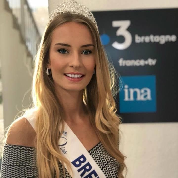 Emilie Bachellereau Miss Bretagne 2018, Finalist Miss France 2019 (Photo Credits: Miss France/ Contestant Official FaceBook)