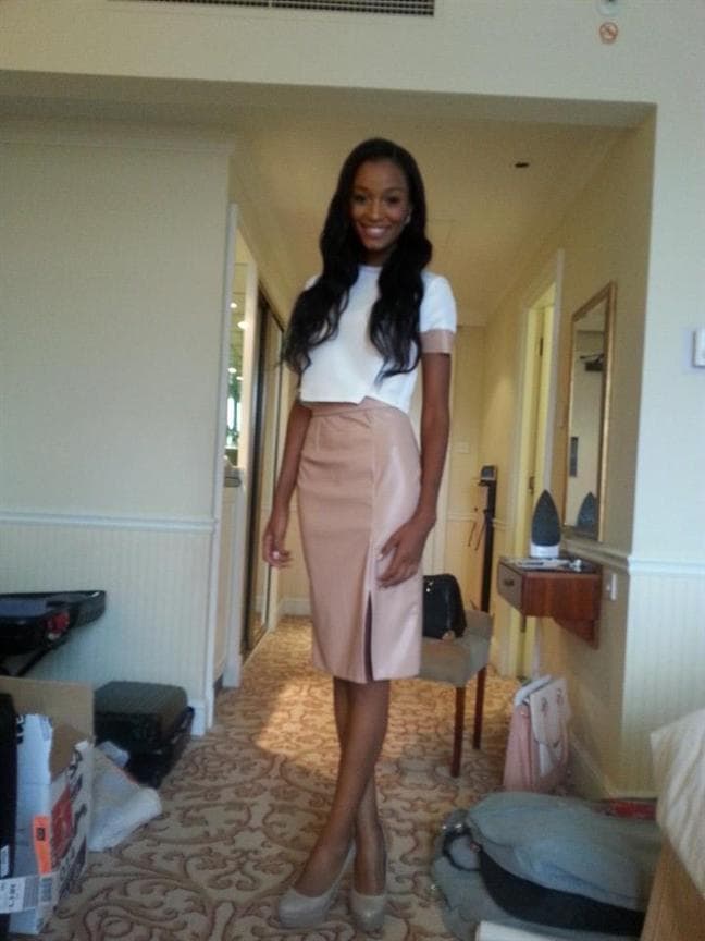 Brumhilda Ochs (Namibia) Miss World 2014 (Courtesy: Official Facebook page)