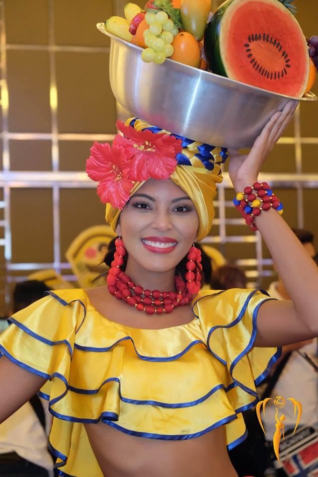 Valeria Ayos Bossa Miss Earth Colombia 2018, Finalist Miss Earth 2018 at National Costume Competition (Photo Courtesy: Miss Earth Facebook Official)
