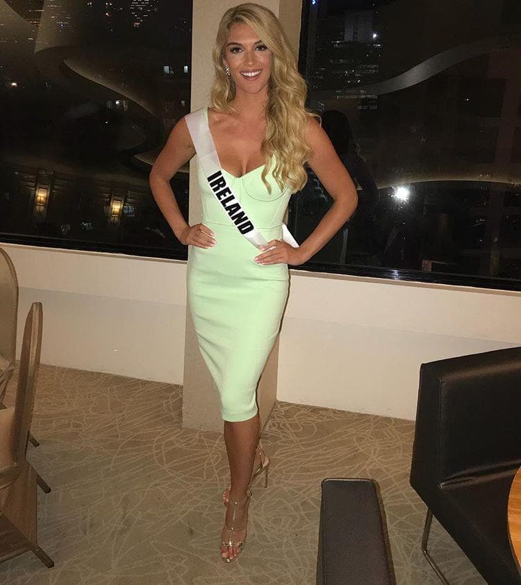 Grainne Gallanagh Miss Universe Ireland 2018, Miss Universe 2018 Contestant (Photo Courtesy: Miss Universe/Candidate FaceBook/ Instagram)