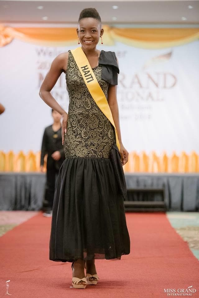 Valierie Alcide Miss Grand Haiti 2018, Finalist Miss Grand International 2018 (Photo Courtesy: MGI Official)