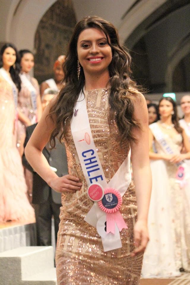 María Pía Vilches Mencia Miss International Chile 2018, Finalist Miss International 2018 (Photo Source: Miss International Organization)