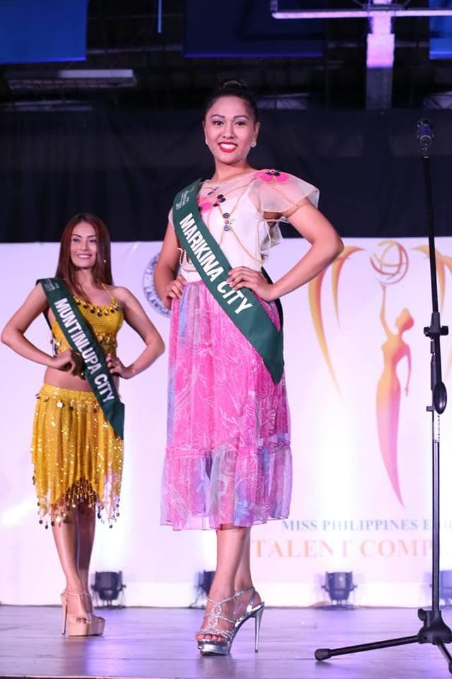 Donna Libre Marikina City Miss Earth Philippines 2015 contestant during Talent Round Competition