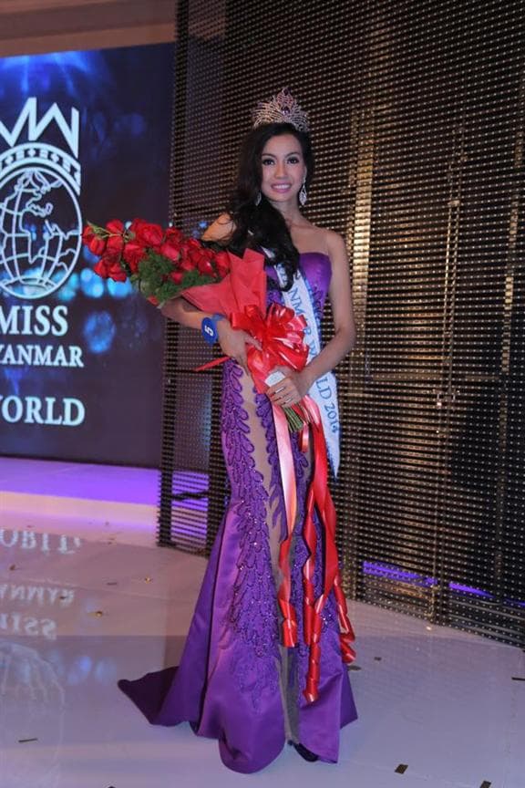 Wyne Lay - Miss Myanmar World 2014 Winner