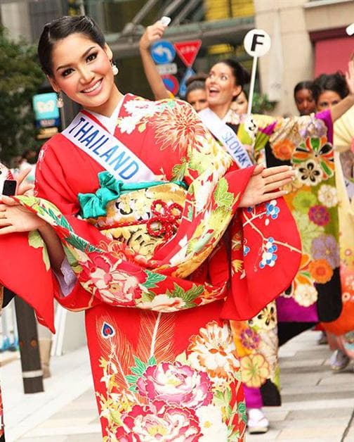 Punika Kulsoontornrut Miss International Thailand 2014 Japanese Costume