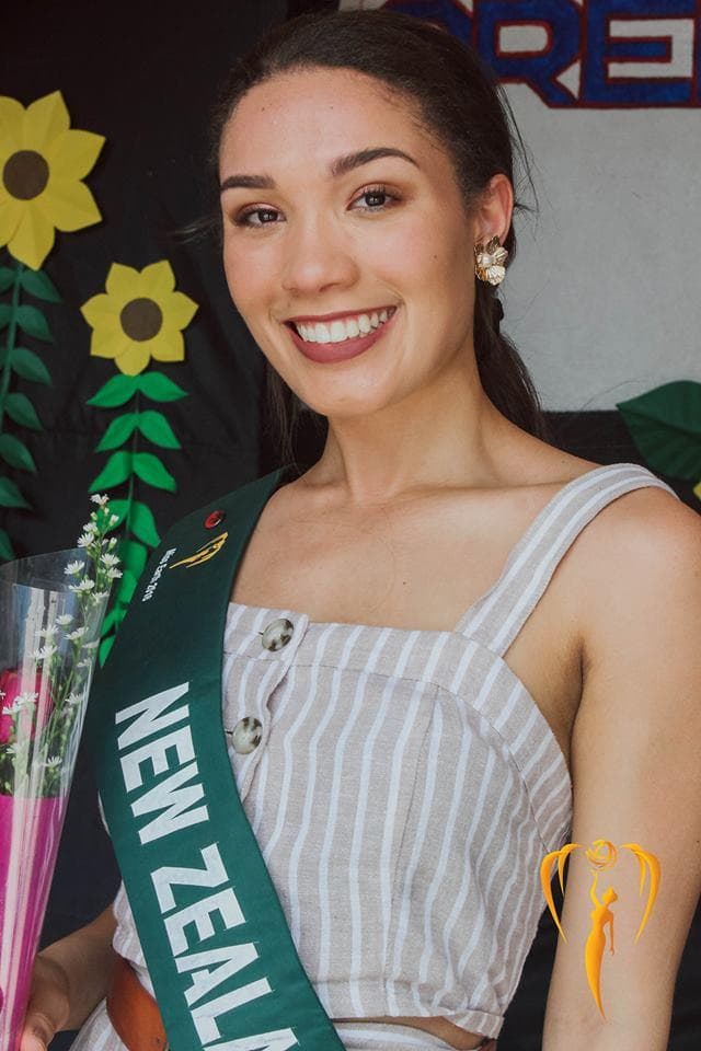 Jzayla Hughey Miss Earth New Zealand 2018, Finalist Miss Earth 2018 (Photo Courtesy: Miss Earth/ Candidate Official FaceBook/ Instagram)