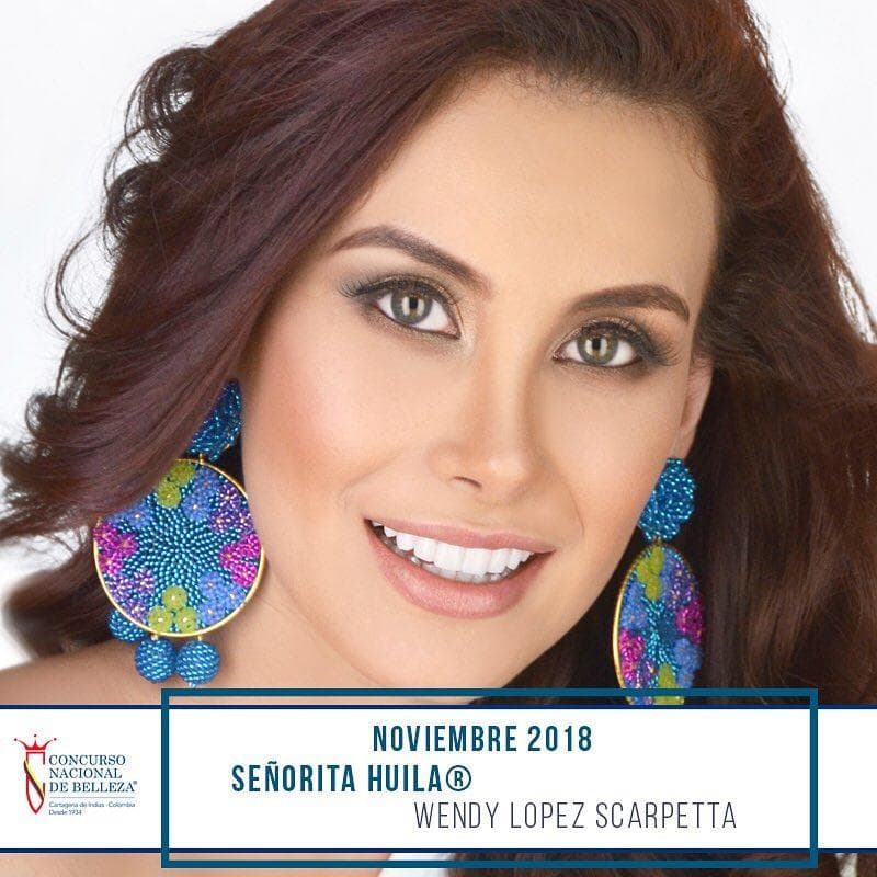 Wendy Taryn López Scarpetta from Huila, Finalist Miss Colombia 2019/ Señorita Colombia 2019 (Photo Source: Concurso Nacional de Belleza Colombia Official)