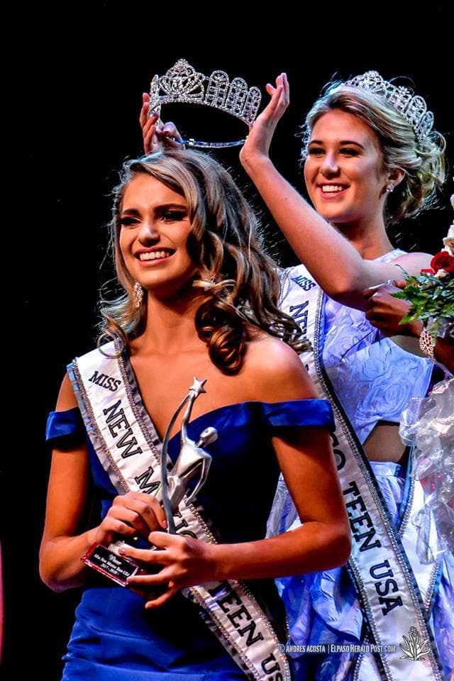 Kalina Hamilton (New Mexico) Contestant Miss Teen USA 2017 Evening Gown (Photo Credit: Facebook Official)