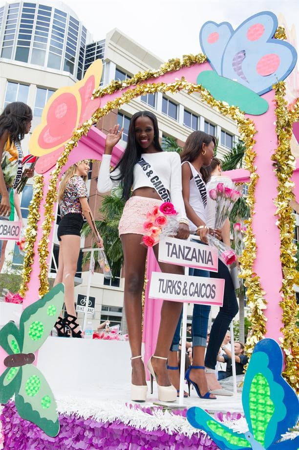 Carolyn Bernard from Tanzania at Parade of Nations