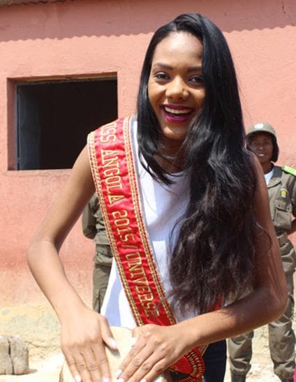 Witney Shikongo Contestant from Angola for Miss Universe 2015