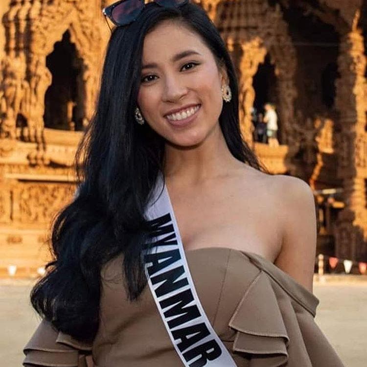 Hnin Thway Yu Aung Miss Universe Myanmar 2018, Miss Universe 2018 Contestant (Photo Courtesy: Miss Universe/Candidate FaceBook/ Instagram)