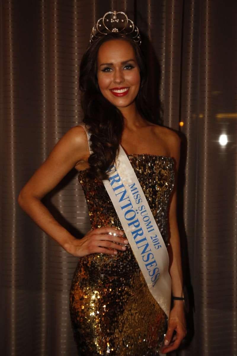 Carola Miller first runner-up Miss Suomi 2015 (Miss World Finland 2015)
