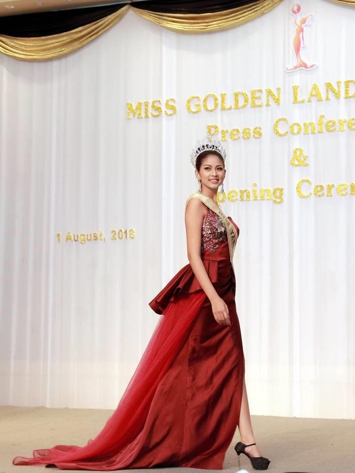 Nang Cherry Miss Yangon (South) - Finalist Miss Golden Land Myanmar 2018 (Photo Courtey: MGLM Official)