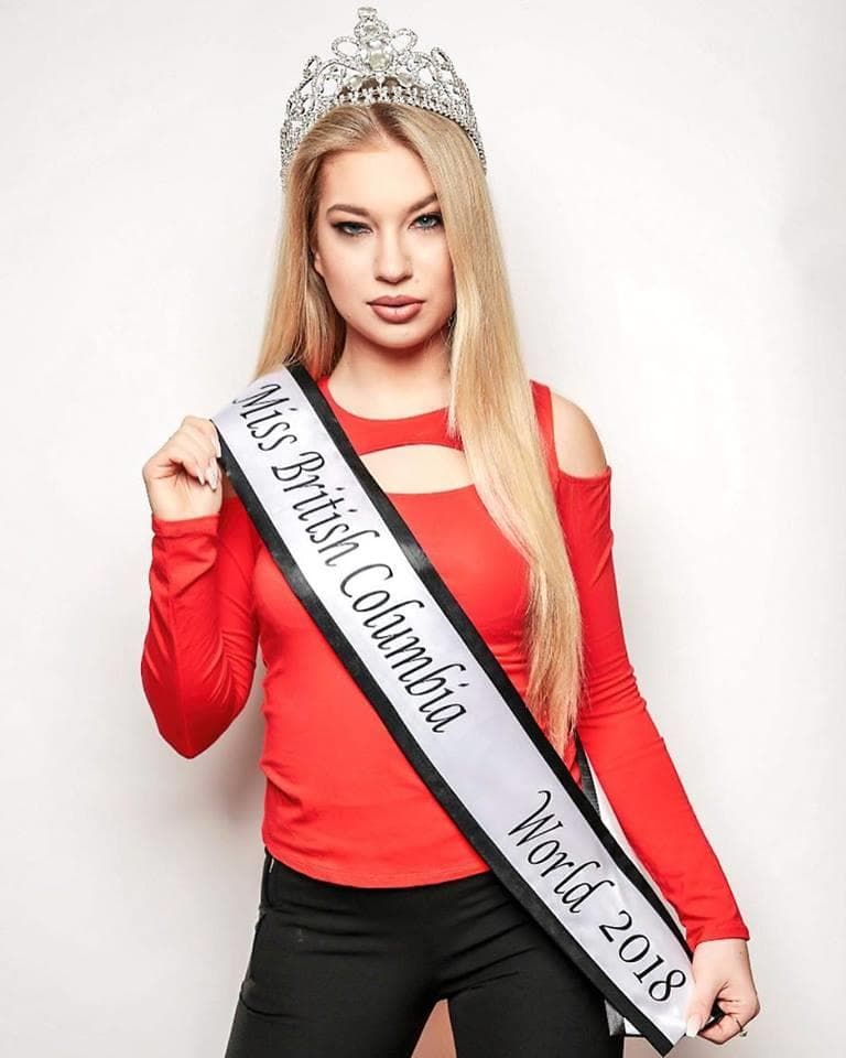 Natasha Smith Finalist Miss World Canada 2018 (Photo: Miss World Canada/ Contestant Instagram/ FaceBook)
