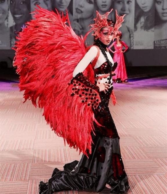 Stacy Ramcharan (Guyana) National Costume