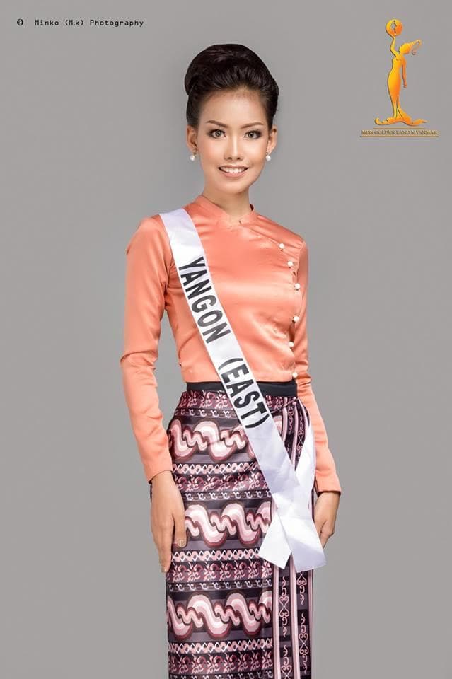 Ei Thandar Aung Miss Yangon (East) - Finalist Miss Golden Land Myanmar 2018 (Photo Courtey: MGLM Official)