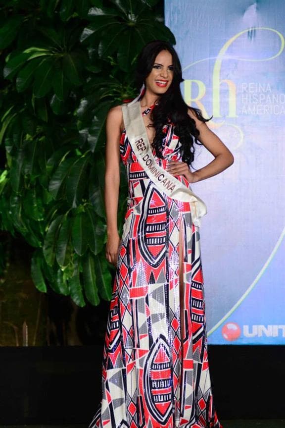 Leslye Santos (Dominican Republic) Reina Hispanoamericana 2014 Contestant