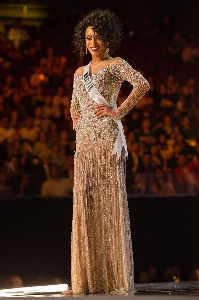 Raissa Santana Contestant from Brazil in Evening Gown for Miss Universe 2016 (Photo Credits: Facebook Official)
