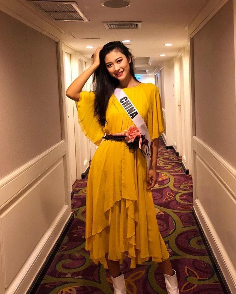 Meisu Qin Miss Universe China 2018, Miss Universe 2018 Contestant (Photo Courtesy: Miss Universe/Candidate FaceBook/ Instagram)