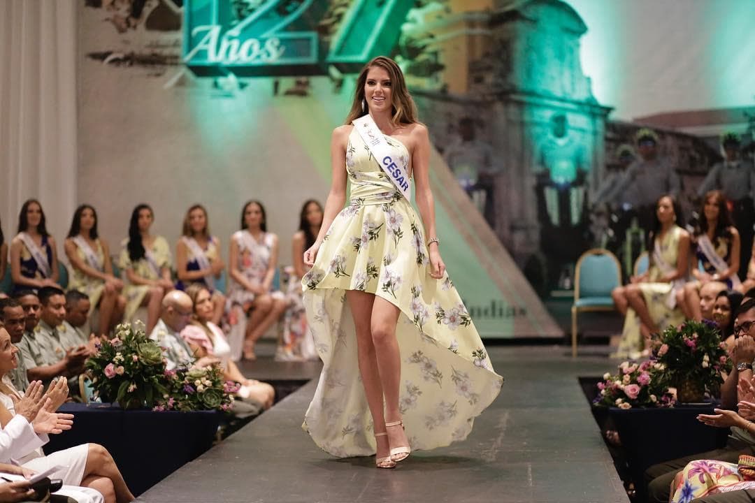 Anaíris Cadavid Ardila from Cesar, Finalist Miss Colombia 2019/ Señorita Colombia 2019 (Photo Source: Concurso Nacional de Belleza Colombia Official)