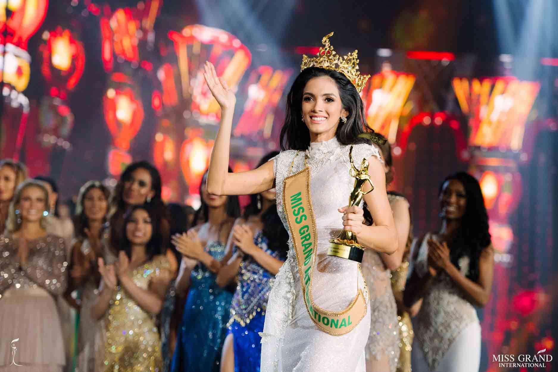 Maria Clara Sosa Perdomo winner Miss Grand International 2018 (Photo Courtesy: MGI Official)