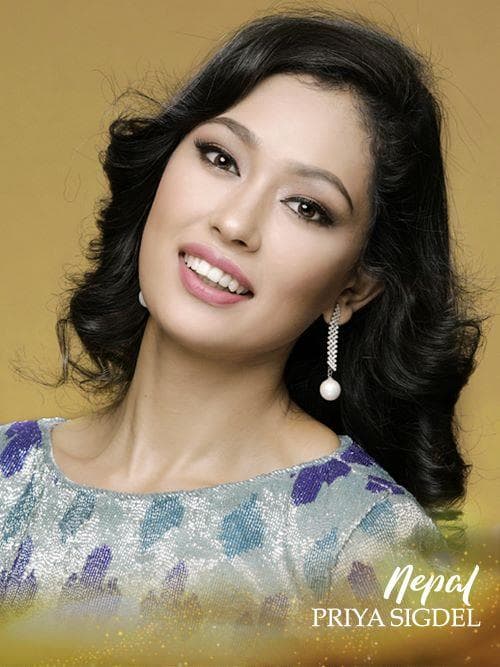 Priya Sigdel Miss Earth Nepal 2018, Finalist Miss Earth 2018 (Photo Courtesy: Miss Earth Facebook Official)
