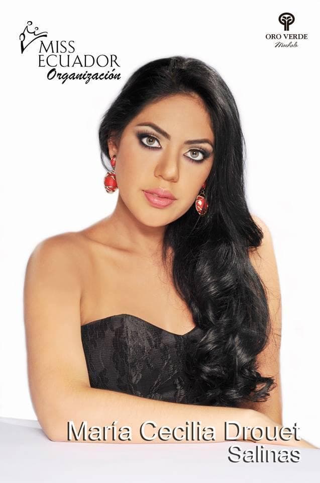 María Cecilia Drouet Contreras Contestant Miss Ecuador 2016 (Photo Credits: Miss Ecuador Official)