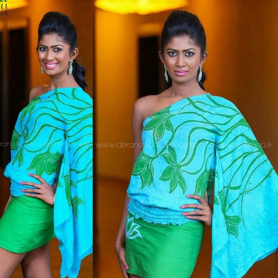Janani Janadari Contestant Miss Earth Sri Lanka 2016 (Photo Credits: Miss Earth Sri Lanka Facebook Official)