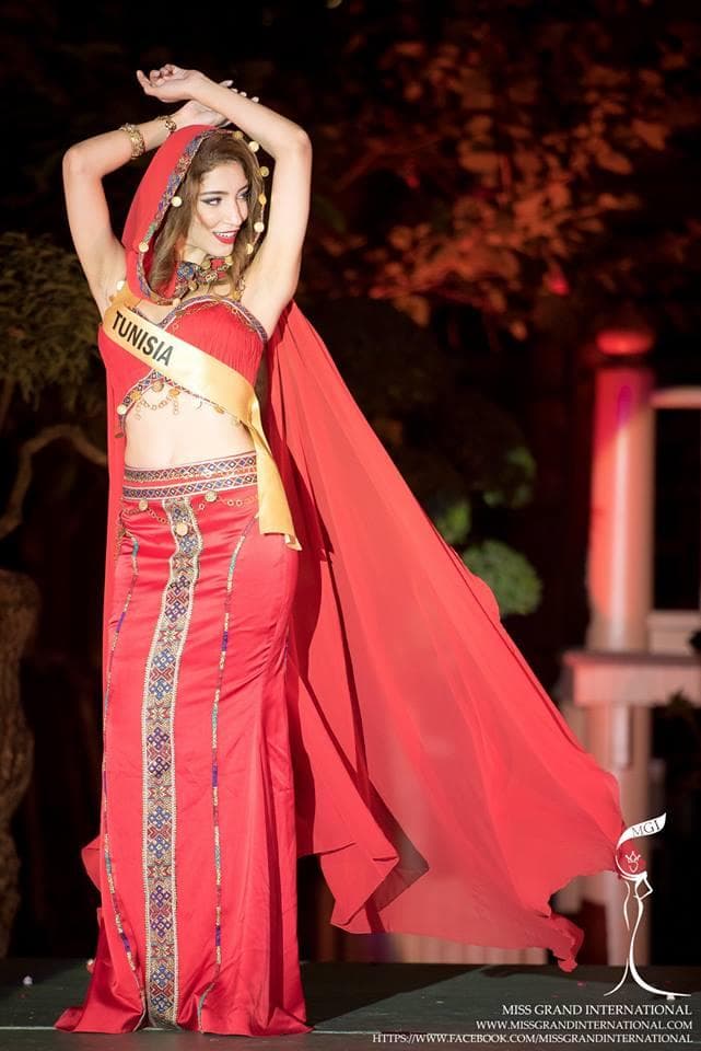 Arij Nasri from Tunisia - Finalist Miss Grand International 2015 in National Costume (Photo Credit: MGI Official)