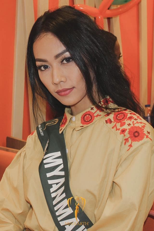 Tin Sandar Myo Miss Earth Myanmar 2017 - Finalist for Miss Earth 2017 (Photo Courtesy:Miss Earth Official)