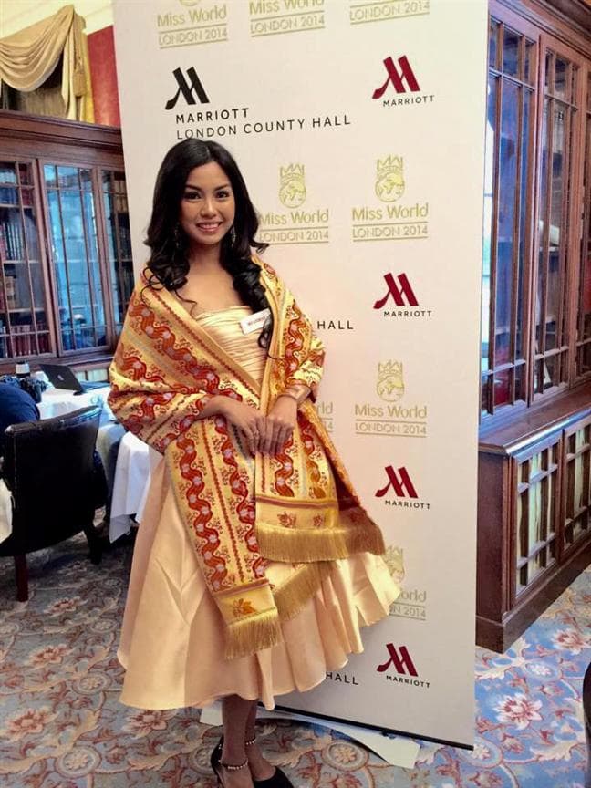 Wyne Lay (Myanmar) Miss World 2014 (Courtesy: Official Facebook page)