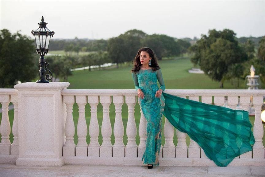 Sharr Htut Eaindra Miss Universe Myanmar 2014 Evening Gown